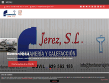 Tablet Screenshot of fontaneriajerez.com